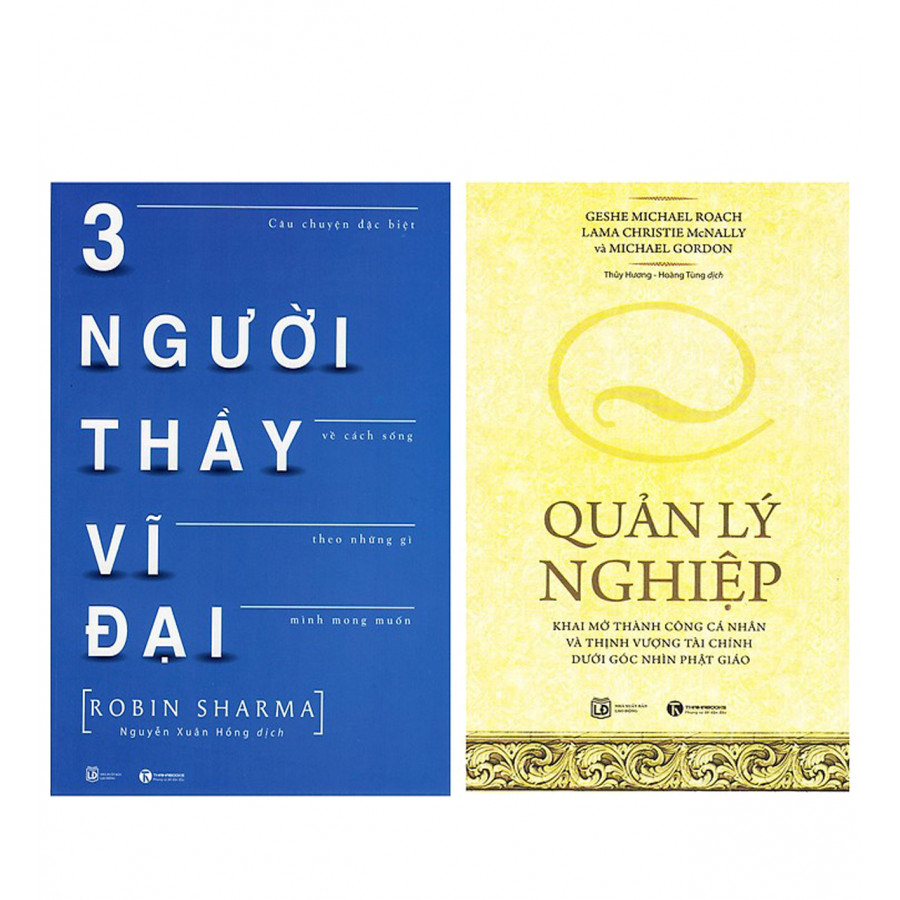 Combo Quản Lý Nghiệp (Tái Bản) + Ba Người Thầy Vĩ Đại (Tái Bản)