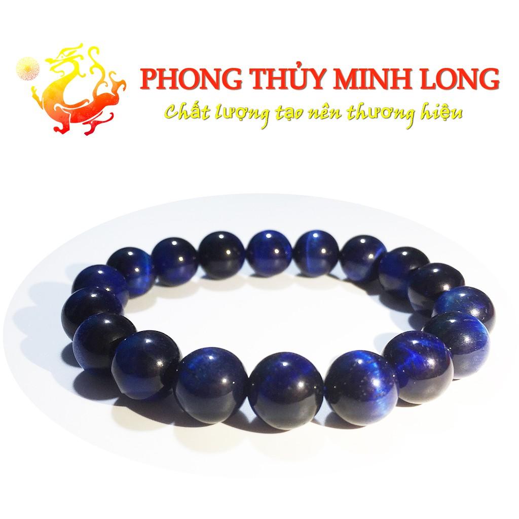 Vòng tay đá mắt hổ Xanh Dương chất lượng 5A hợp mệnh Thủy và Mộc
