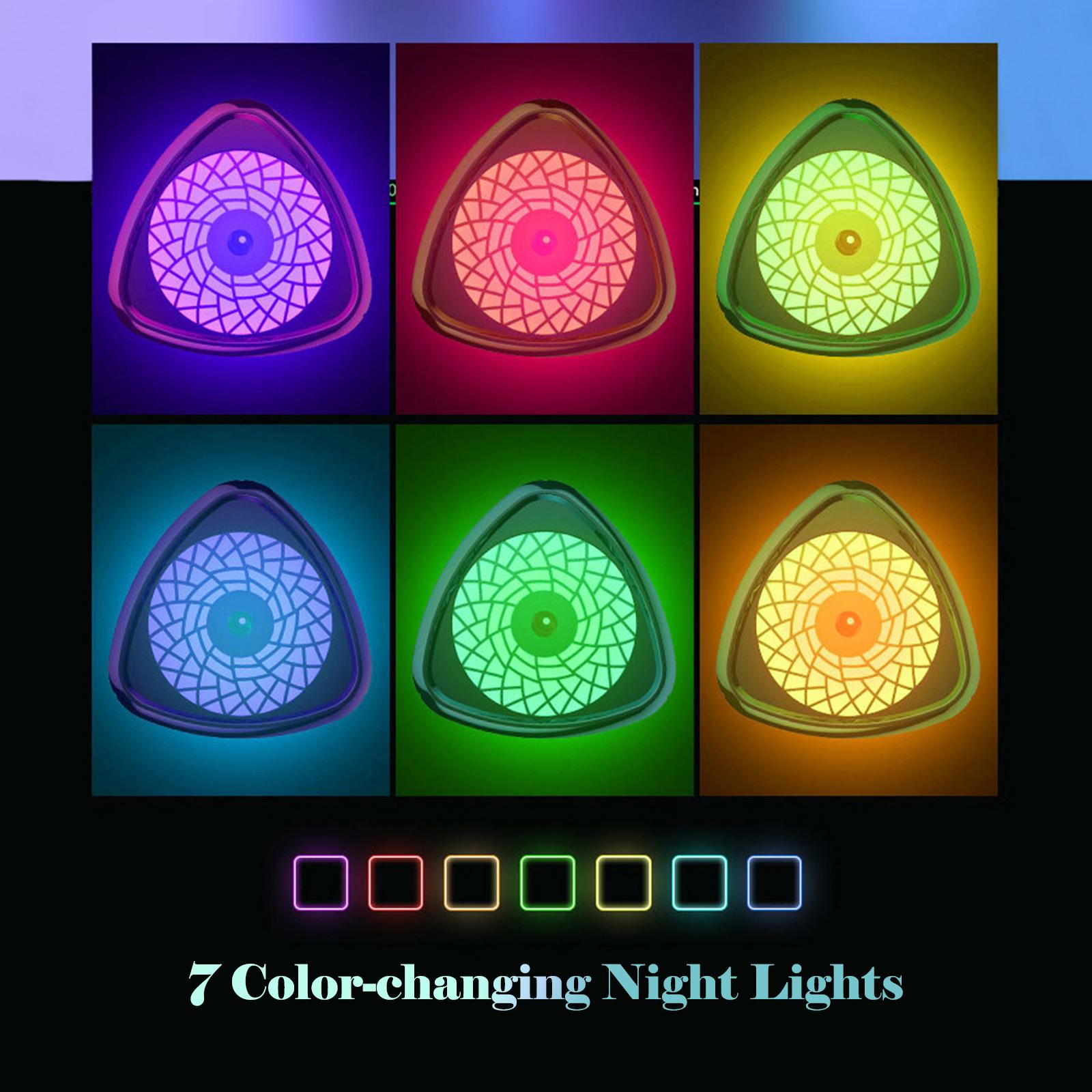 Máy Khuếch Tán Tạo Ẩm Phun Sương 1000Ml Với Ánh Sáng Ban Đêm Đầy Màu Sắc