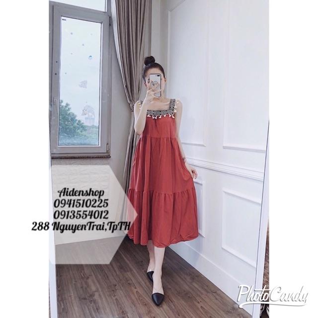 VÁY BẦU THỜI TRANG BẦU BÍ BON CHEN