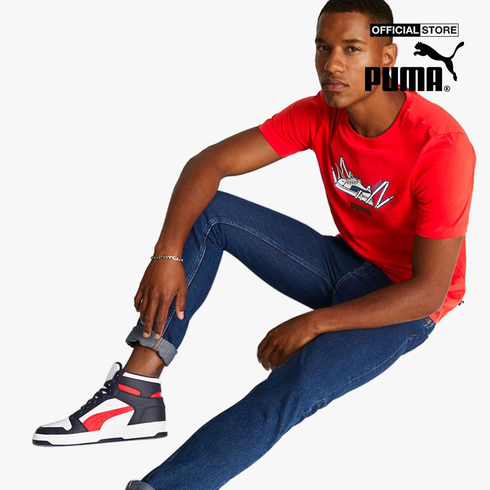 PUMA - Áo thun nam ngắn tay Sneaker Graphic 671764