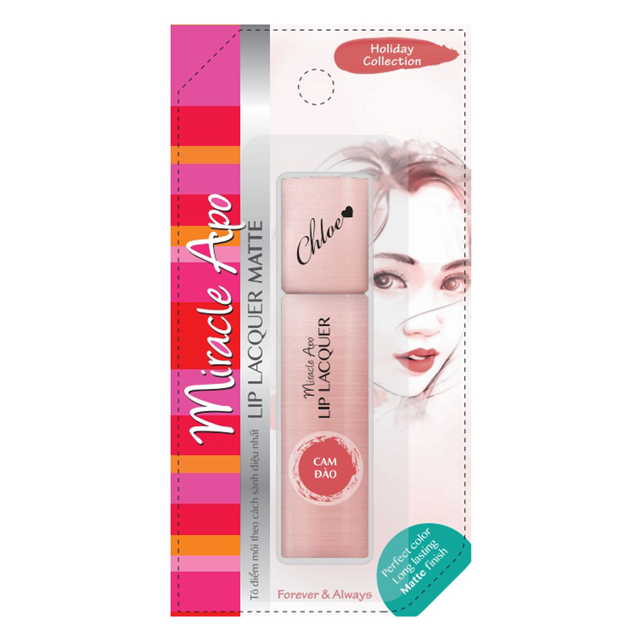 Son Kem Lì Miracle Apo Lip Lacquer Matte Holiday Collection