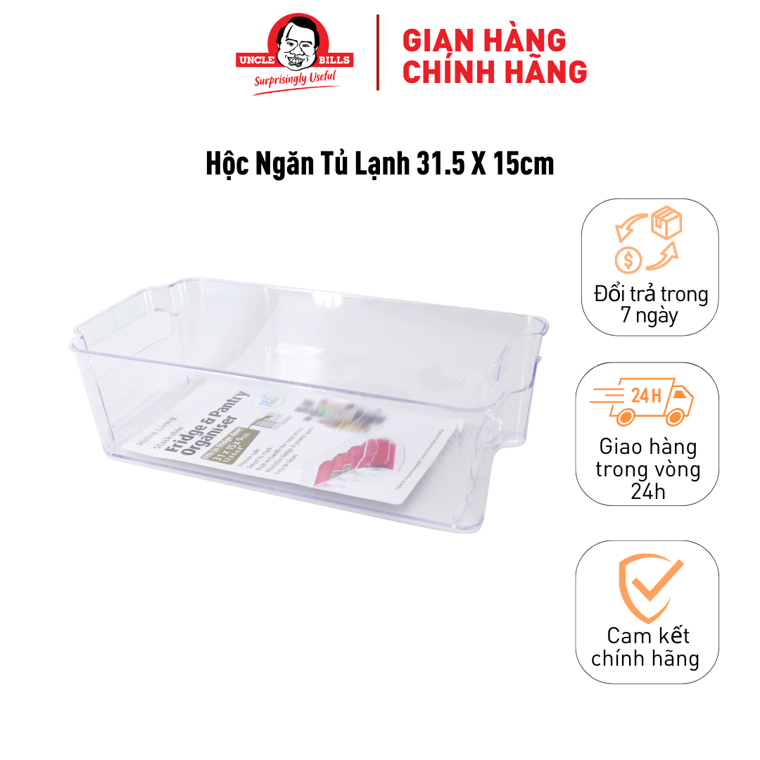 Hộc Ngăn Tủ Lạnh 31.5 X 15cm Uncle Bills KS0682