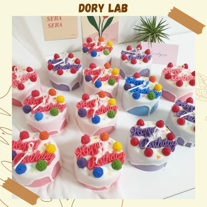 Nến Thơm HBPD Màu Sắc Handmade Tinh Dầu Thiên Nhiên, Quà Tặng Sinh Nhật - Dory Lab