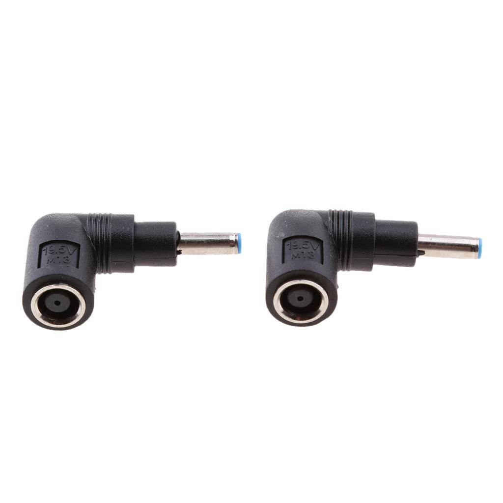 4Pieces DC 7.4 *5.0mm DC Jack To 4.5*3.0mm Plug 90 Right Angled Adapter