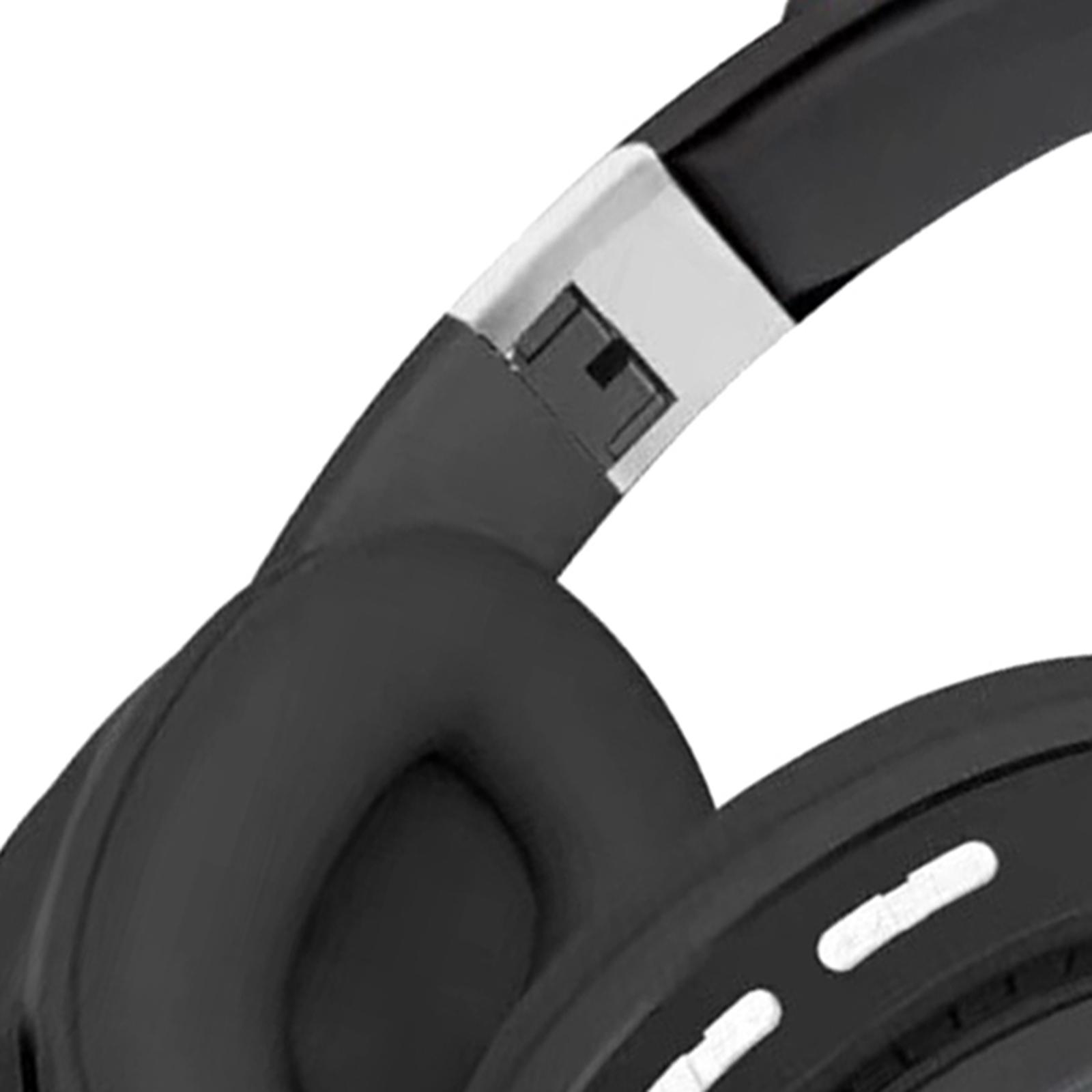 Over-Ear Headphones Foldable Soft Earmuffs High Sensitivity Sports