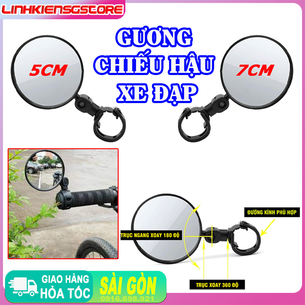 GIÁ SỈ Gương xe đạp tròn gương chiếu hậu xe đạp