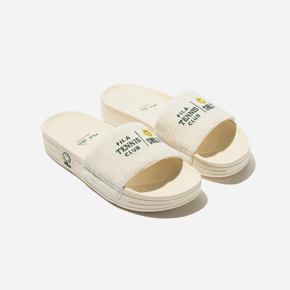 Dép quai ngang unisex Fila Funky Tennis 1998 Sl Wr X Smiley Print - 1SM02585F-920