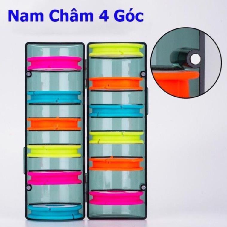 Hộp trục thẻo câu đài Silicon hàng nam châm tự động đồ câu FISHING_HD