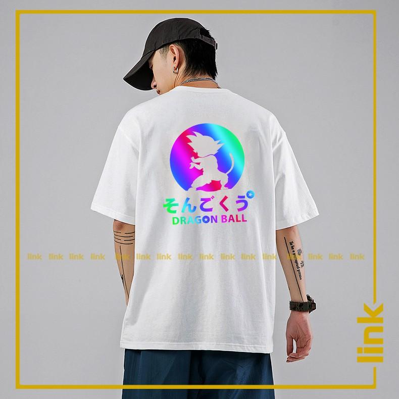 Áo nam tay lỡ phản quang SONGOKU KAMEKAMEHA tay lỡ UNISEX
