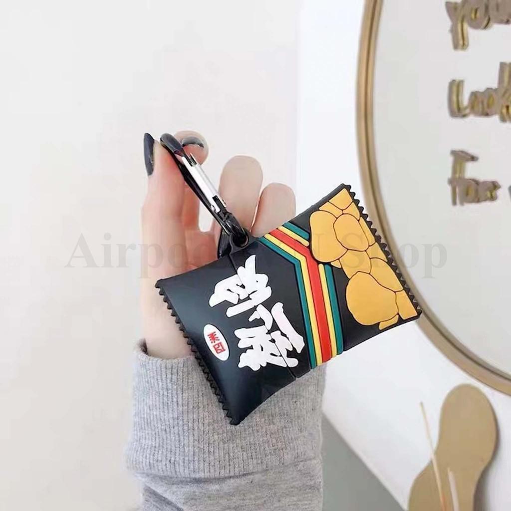 Bao Case Ốp dành cho Airpods 1 và 2, i11,i12... Snack khoai tây silicon cao cấp