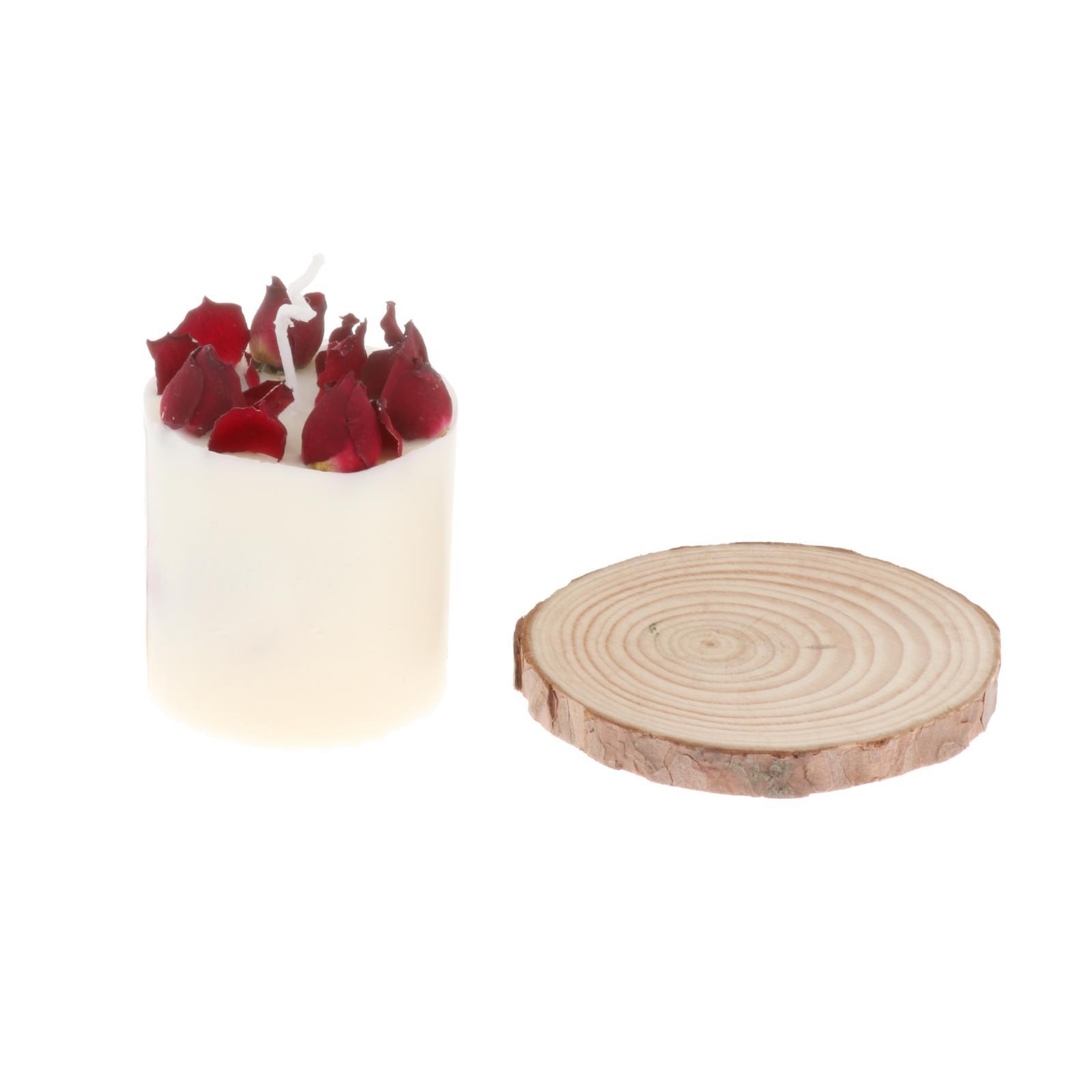 Dry Flowers Candle, True Rose Scented Candles Long Burning Tealight Candles Gift for Women Birthday