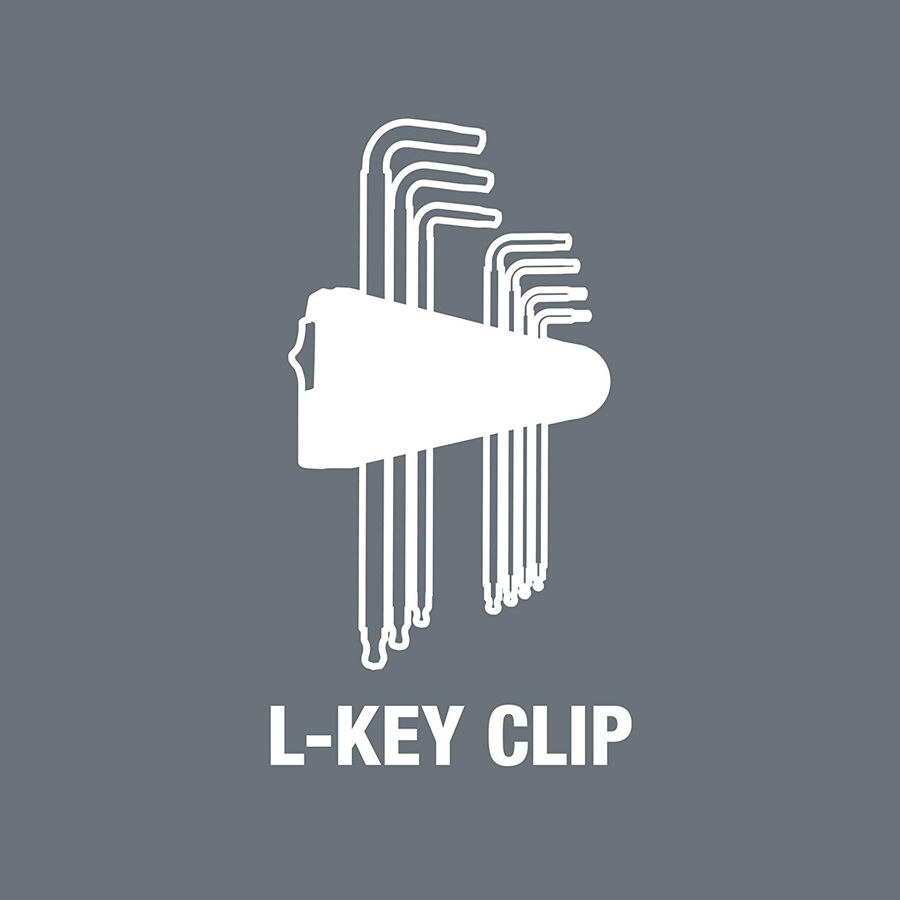 Bộ lục giác đầu bi 950/9 Hex-Plus 1 SB L-key, 9 cái, Wera 05073391001