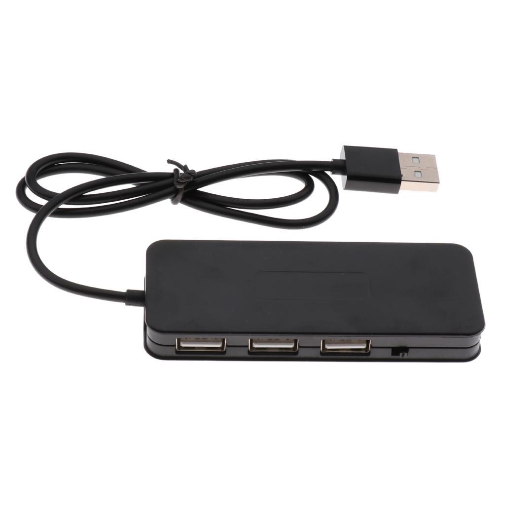 3Port USB2.0 Hub & External 7.1Channel Sound Card Mic Adapter for PC