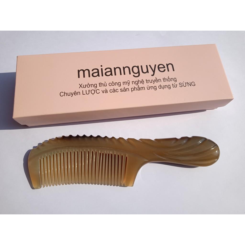 Lược sừng chống rụng tóc _ mẫu tuyển VIP siêu dày, đẹp