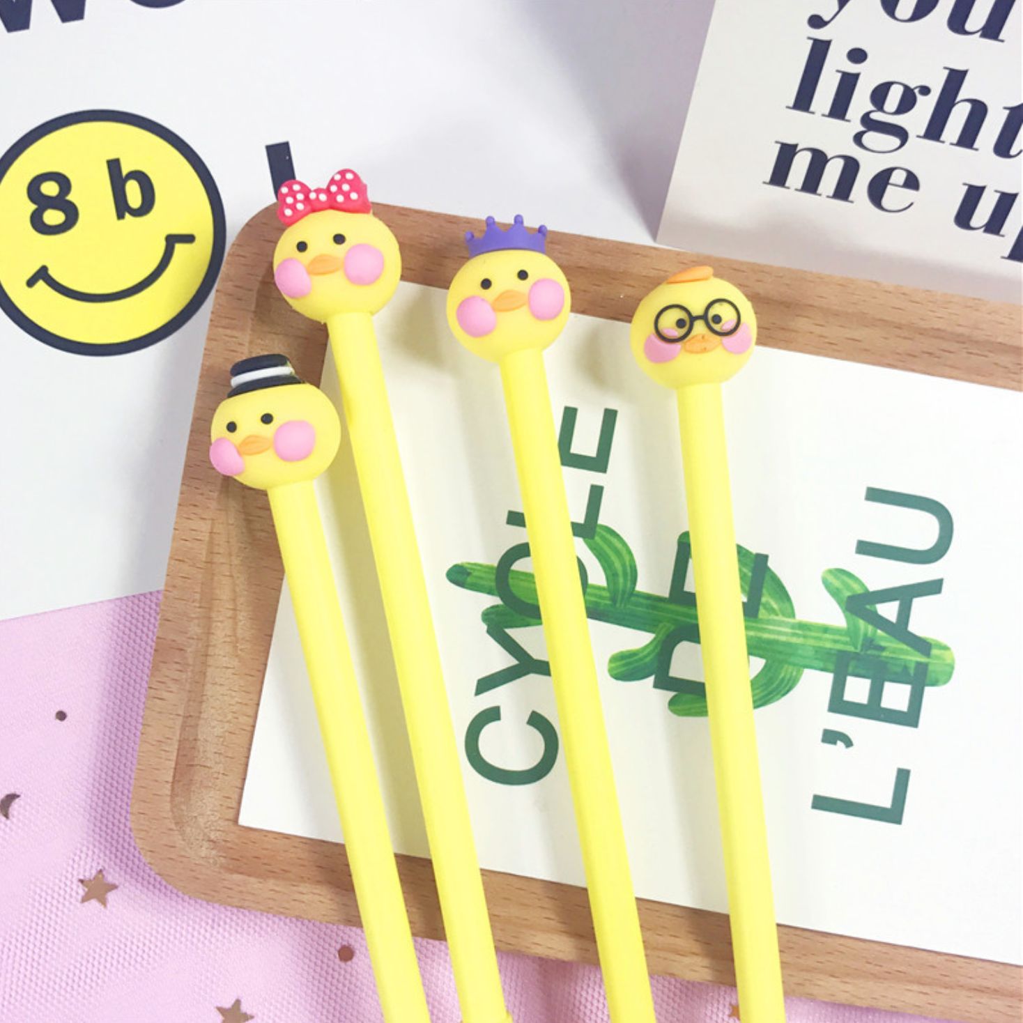 Bút Bi Viết Vịt Xinh Siêu Dễ Thương - Bút Bi Nước Văn Phòng Mực Đen