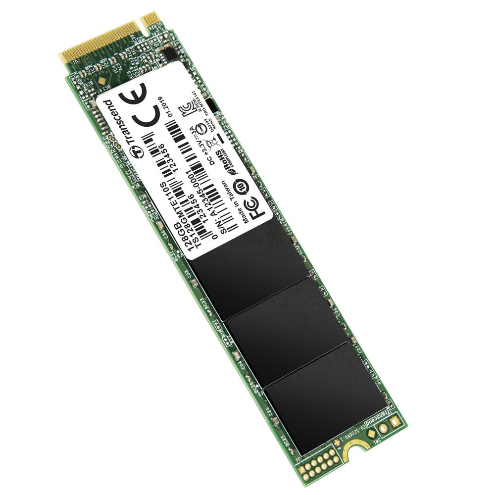 Ổ cứng gắn trong 128GB SSD110S M.2 PCIe Transcend - Hàng chính hãng