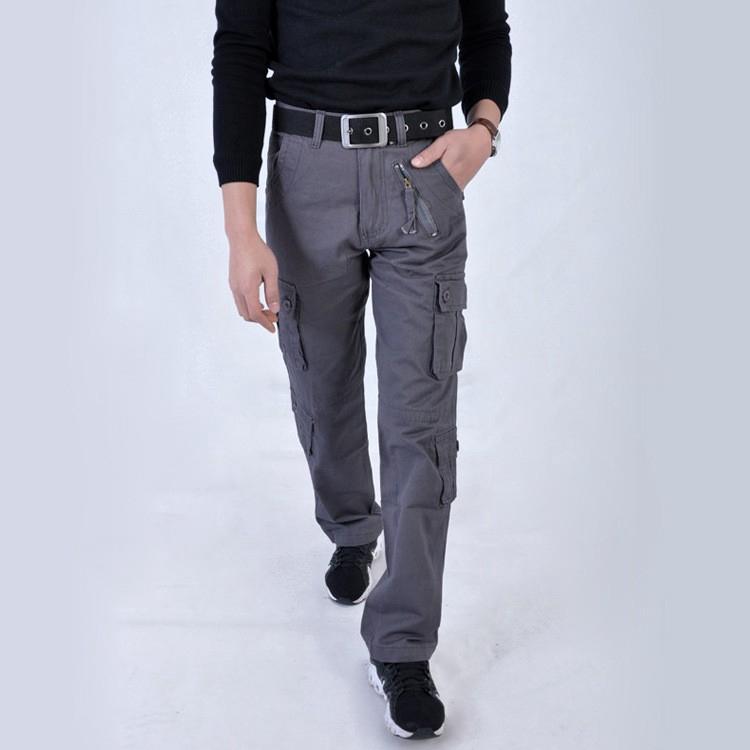 Quần Đùi Ống Rộng Nhiều Túi Họa Tiết Rằn Ri Cá Tính Cho Nam