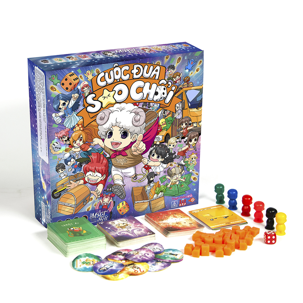 Bộ trò chơi Cuộc Đua Sao Chổi, Dòng Board Game Lớp Học Mật Ngữ 12 Cung Hoàng Đạo, Đồ Chơi Giáo Dục