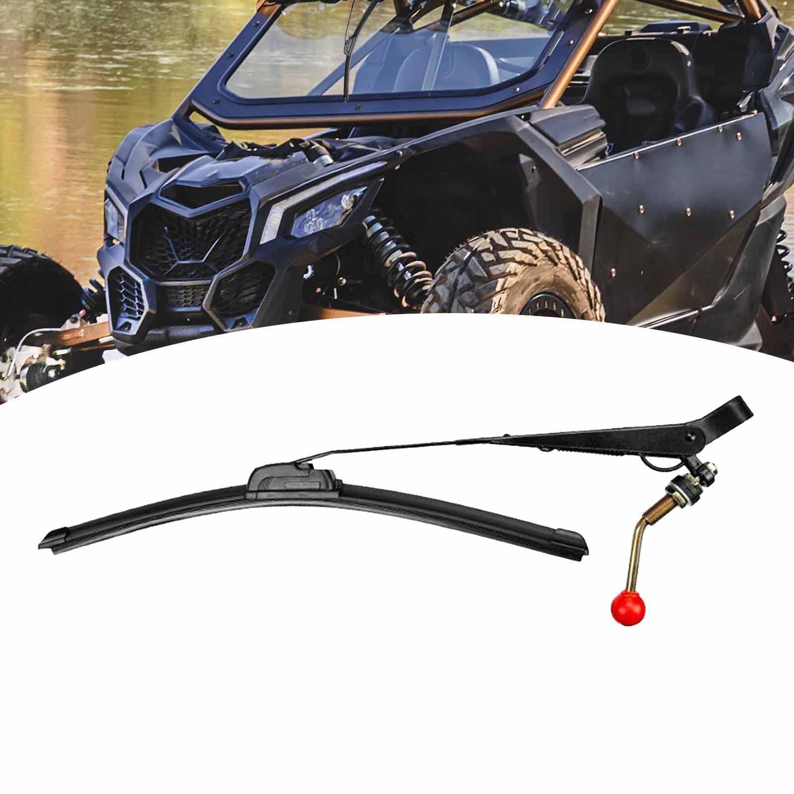 Hand Operated Windshield Wiper Accessories Durable Manual Wiper for UTV