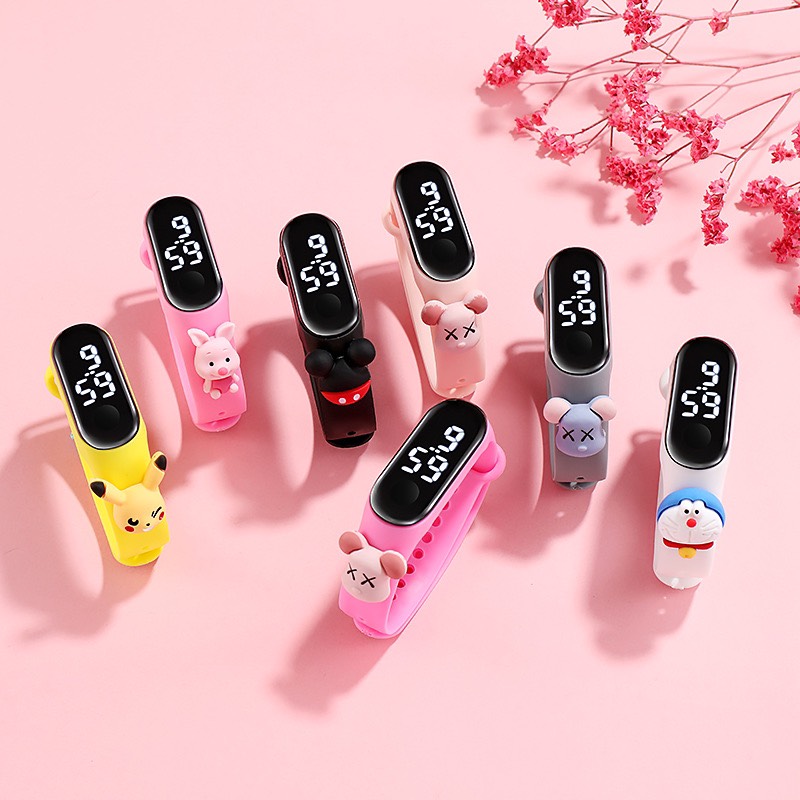 Đồng hồ trẻ em nam nữ nhân vật hoạt hình dễ thương DH109 độc lạ