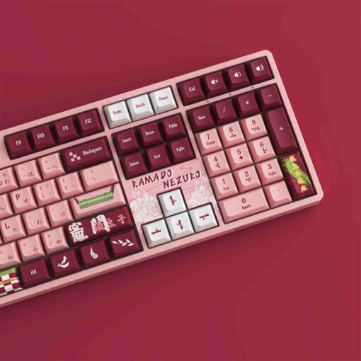 Bàn phím cơ AKKO 5108B Plus Demon Slayer - Kamado Nezuko/Kamado Tanjirou (Multi-modes/Hotswap/RGB/Akko cs switch - CrystaI) - Hàng chính hãng