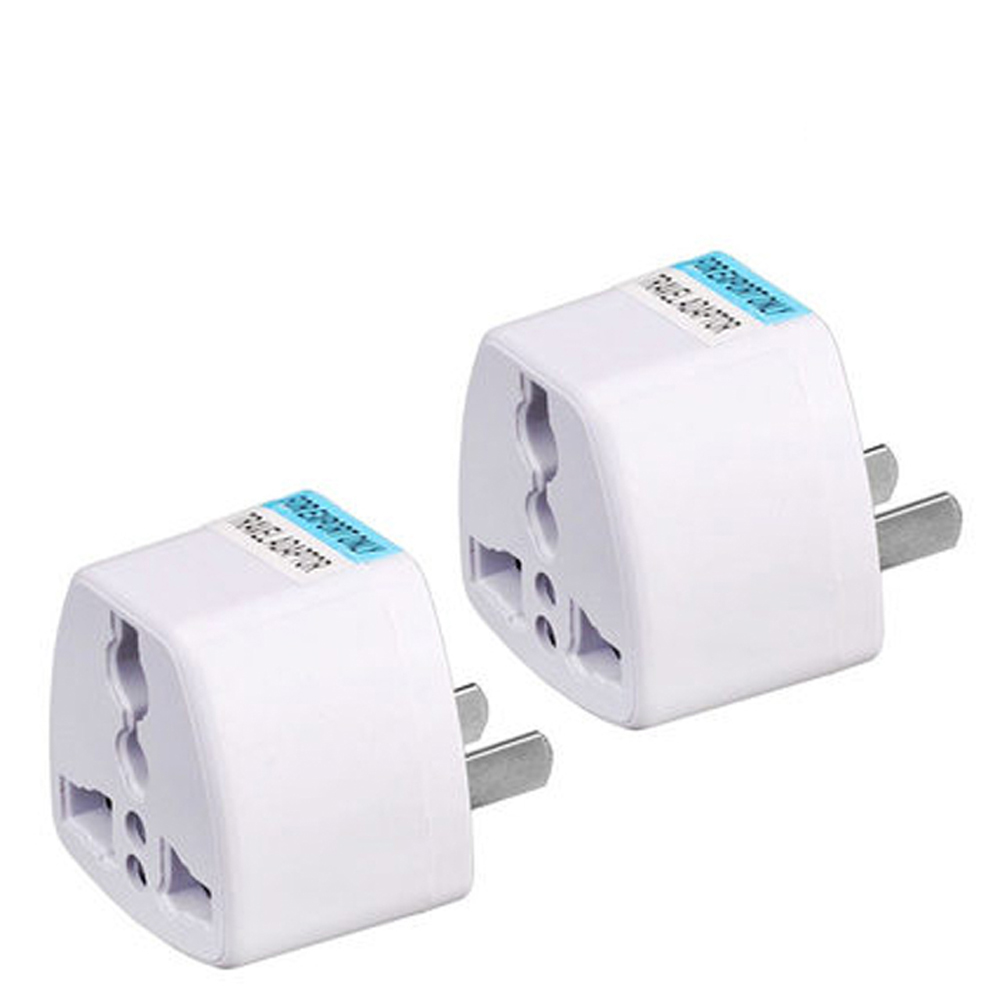 Ổ cắm điện 10A, 250V chuyển đổi từ 3 chạc sang 2 chạc tiện dụng làm từ nhựa chống chập cháy cao cấp độ bền cao