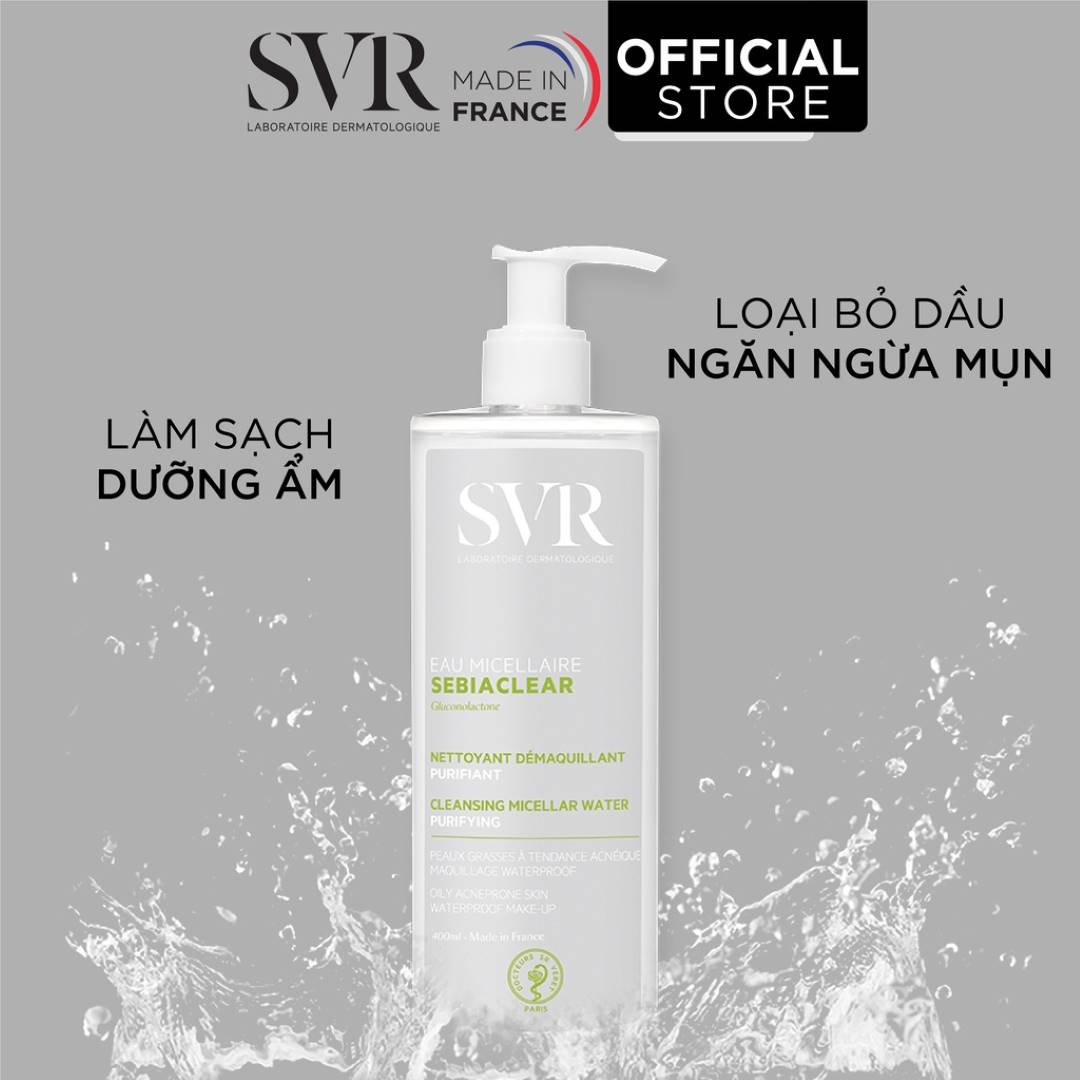 Nước Tẩy Trang SVR SEBIACLEAR EAU MICELLAIRE 75ml - 400ml