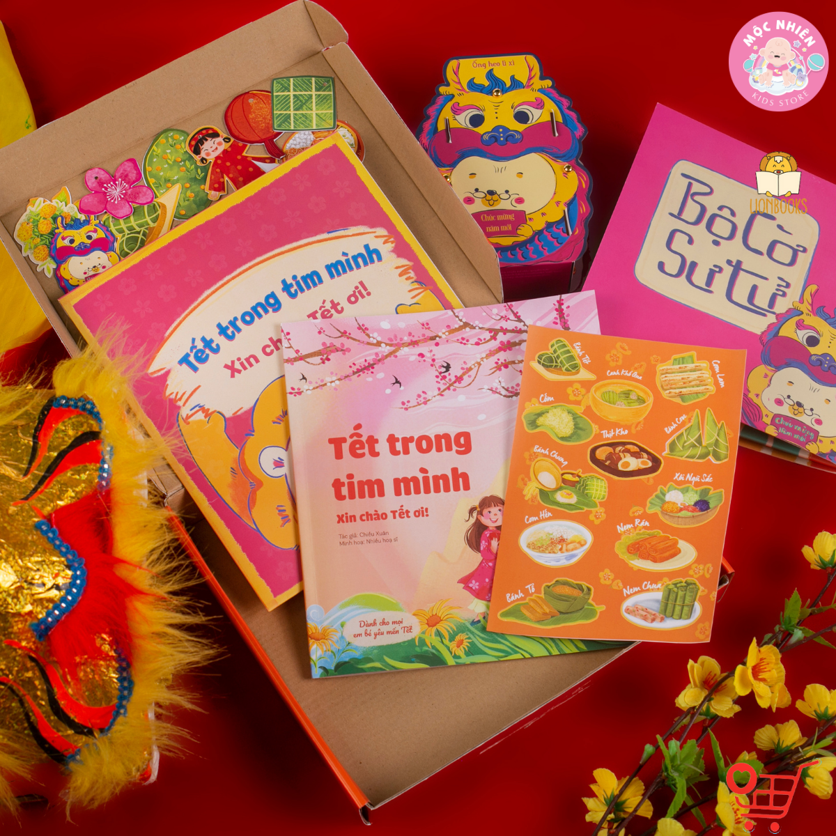 Sách Tết 2024 - Tết Trong Tim Mình - Xin Chào Tết Ơi - LionBooks