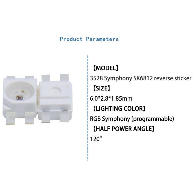 100 Chip Đèn LED SK6812 MINI-E RGB SK6812 3228 SMD Nhiều Màu Sắc