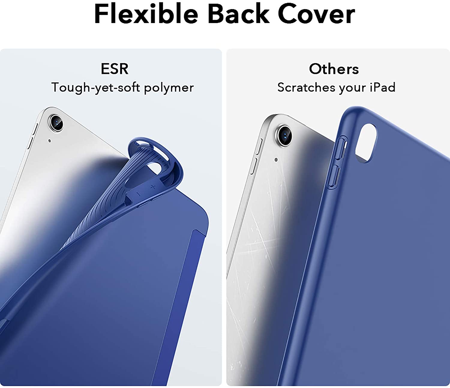 Bao da cho iPad Air 4 2020 10.9 Inch ESR Rebound Pencil Case - Hàng Nhập Khẩu