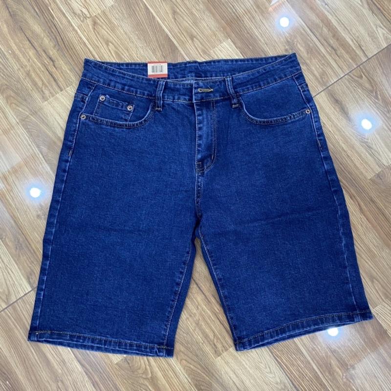 Quần Short Jean Nam Quần Sọt Rin Nam Co Giãn Bigsize Xanh Lịch Sự Thể Thao