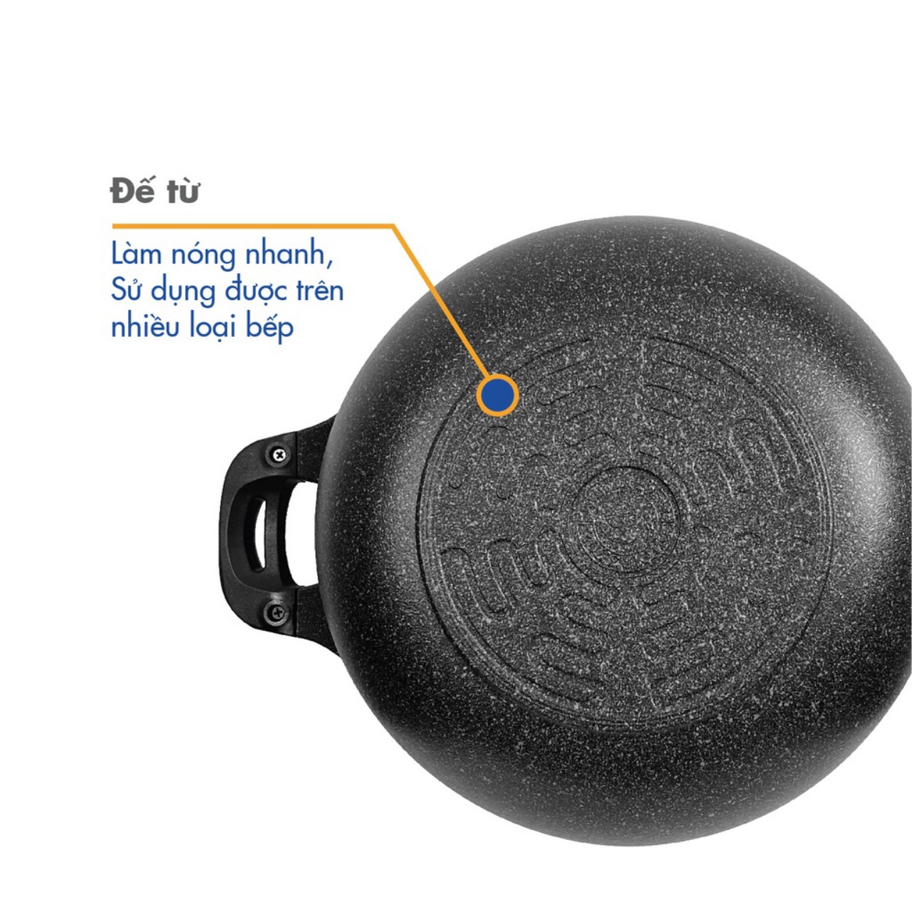 Chảo sâu + xưởng hấp đa năng Korea King size 32cm KW-32MSI