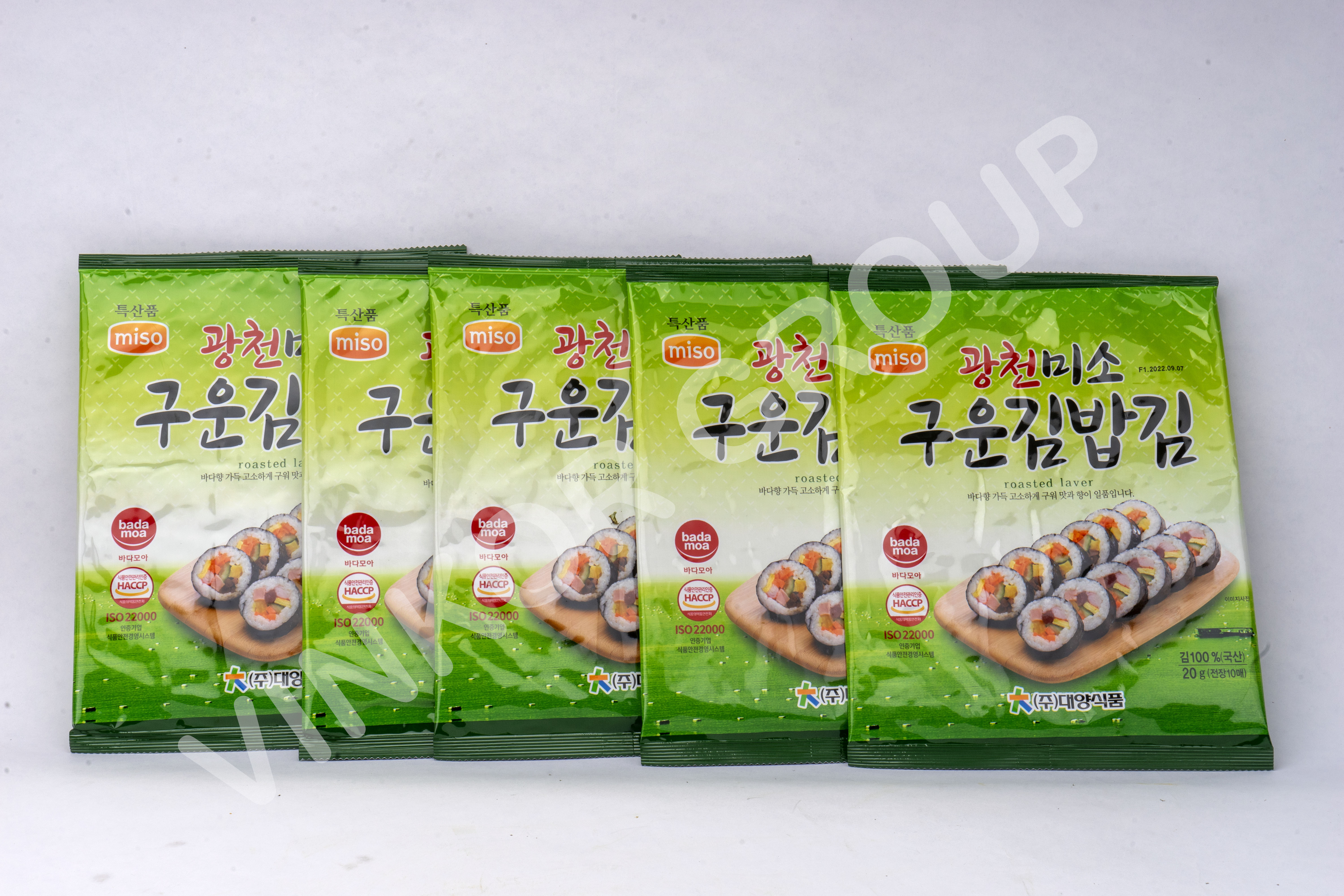 Rong Biển Cuộn Cơm Hàn Quốc Gwangcheon Miso Gói 10 Lá 20g