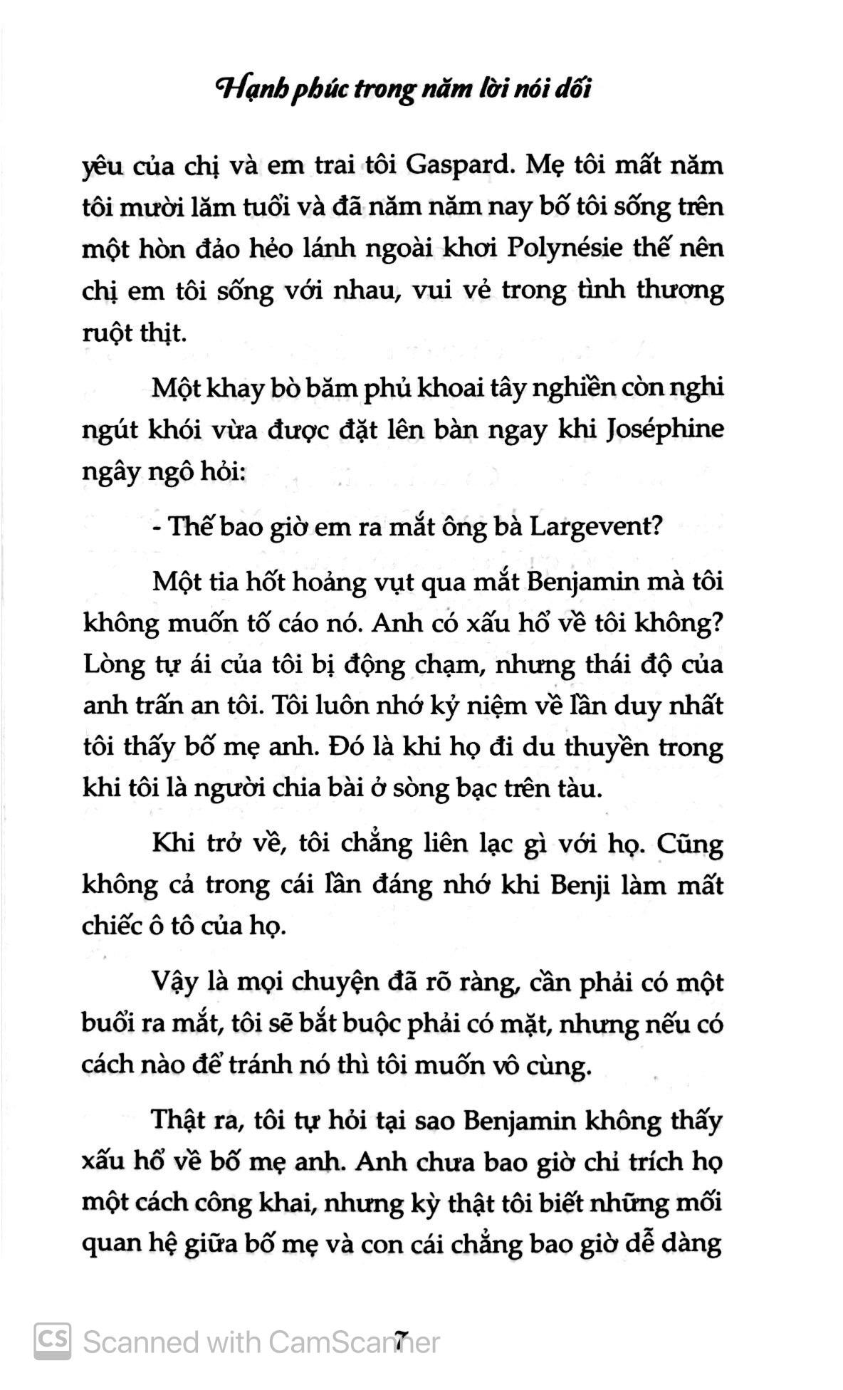 Hạnh Phúc Trong Năm Lời Nói Dối