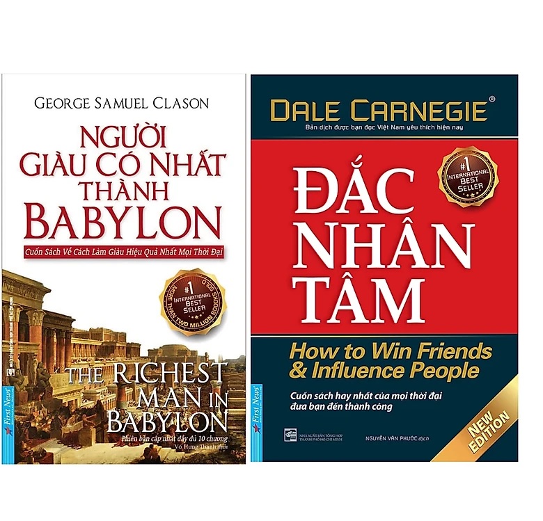 Combo 2 cuốn: Đắc Nhân Tâm,  Người Giàu Có Nhất Thành Babylon