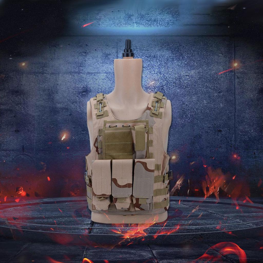 Plate Carrier Assault Gear Jacket for Men Women Outdoor Khaki