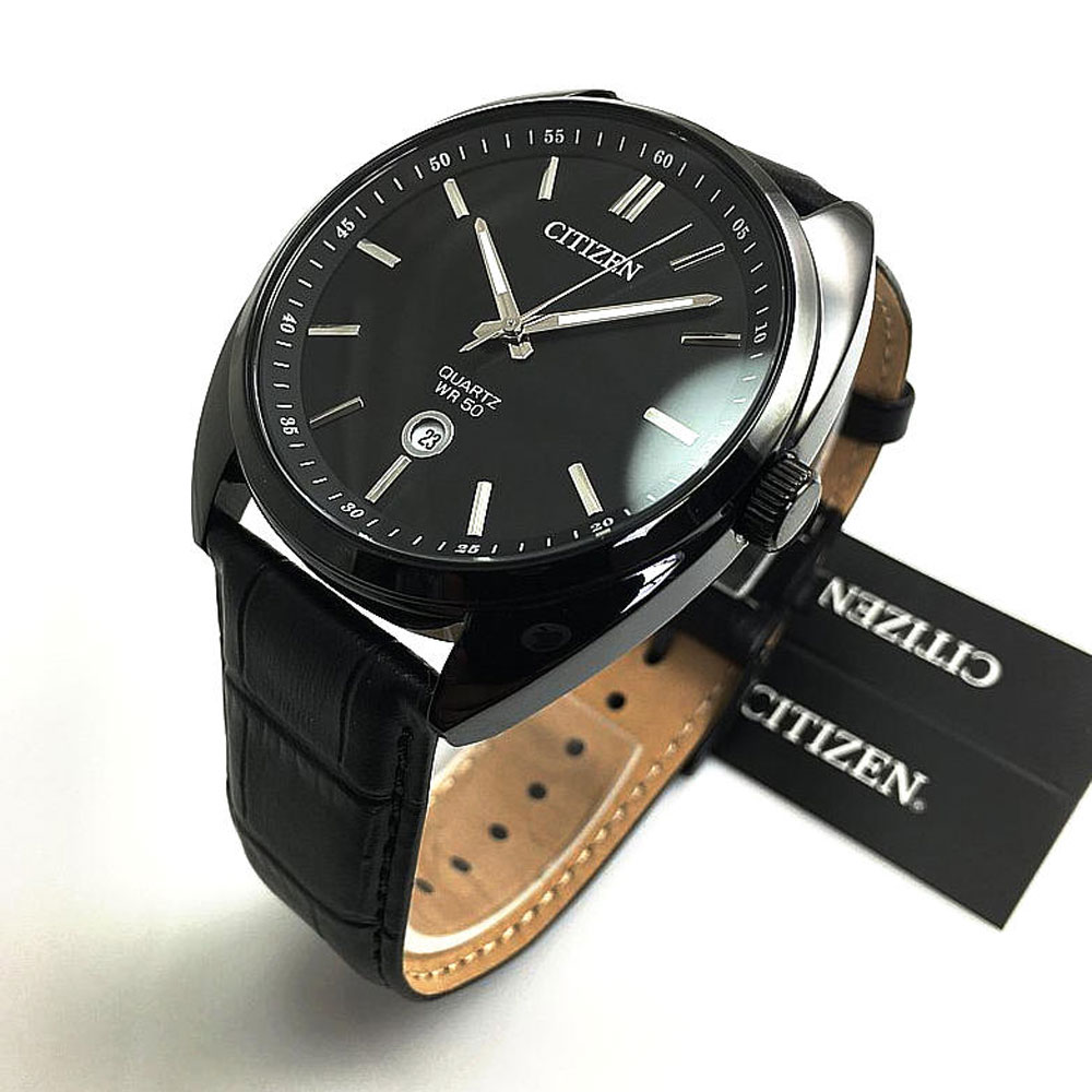 Đồng Hồ Nam Citizen Dây Da BI5095-05E - Mặt Đen