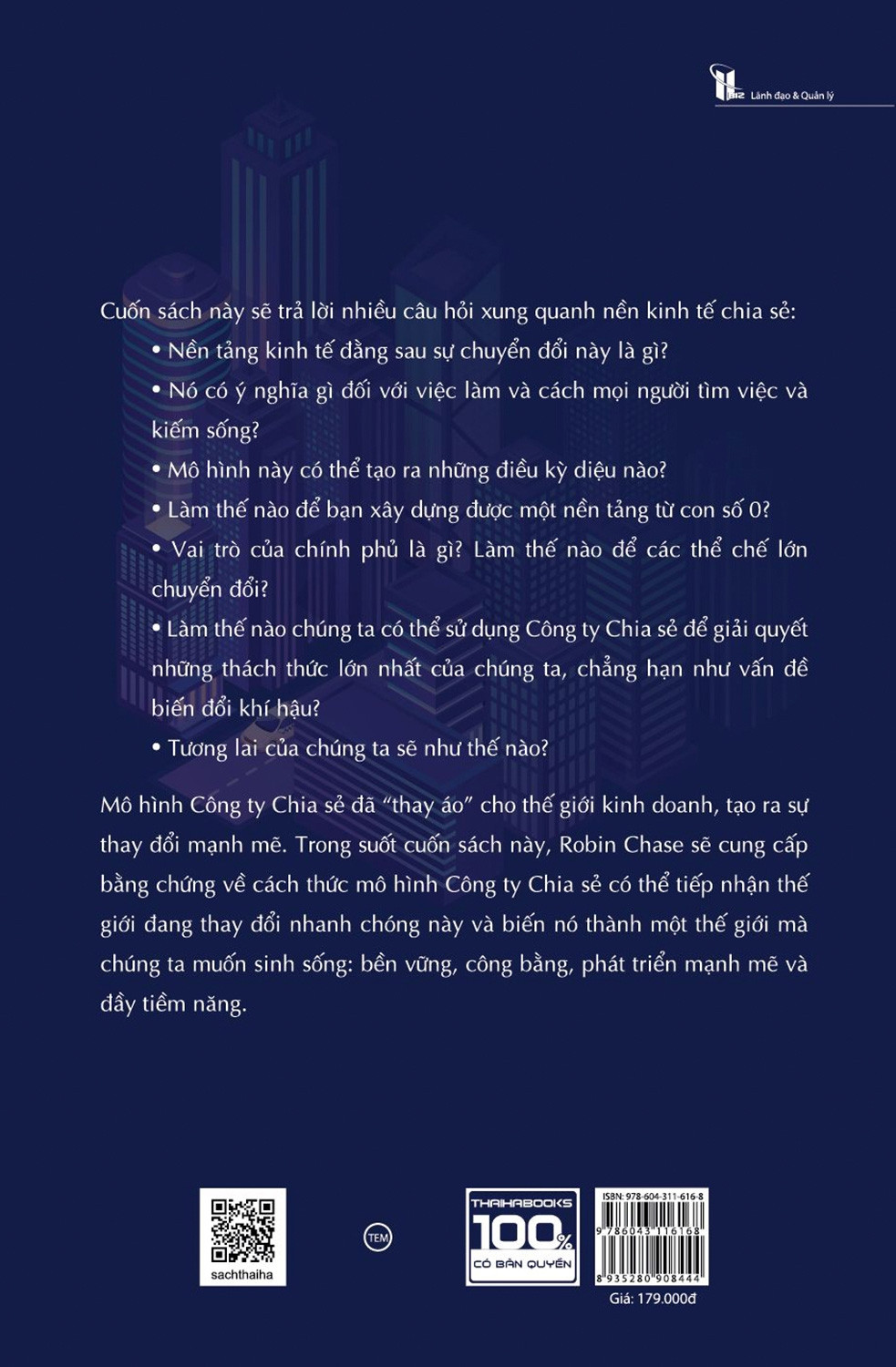 Nền Kinh Tế Chia Sẻ: Tái Thiết Chủ Nghĩa Tư Bản Dựa Trên Sức Mạnh Kết Nối - Robin Chase - (bìa mềm)