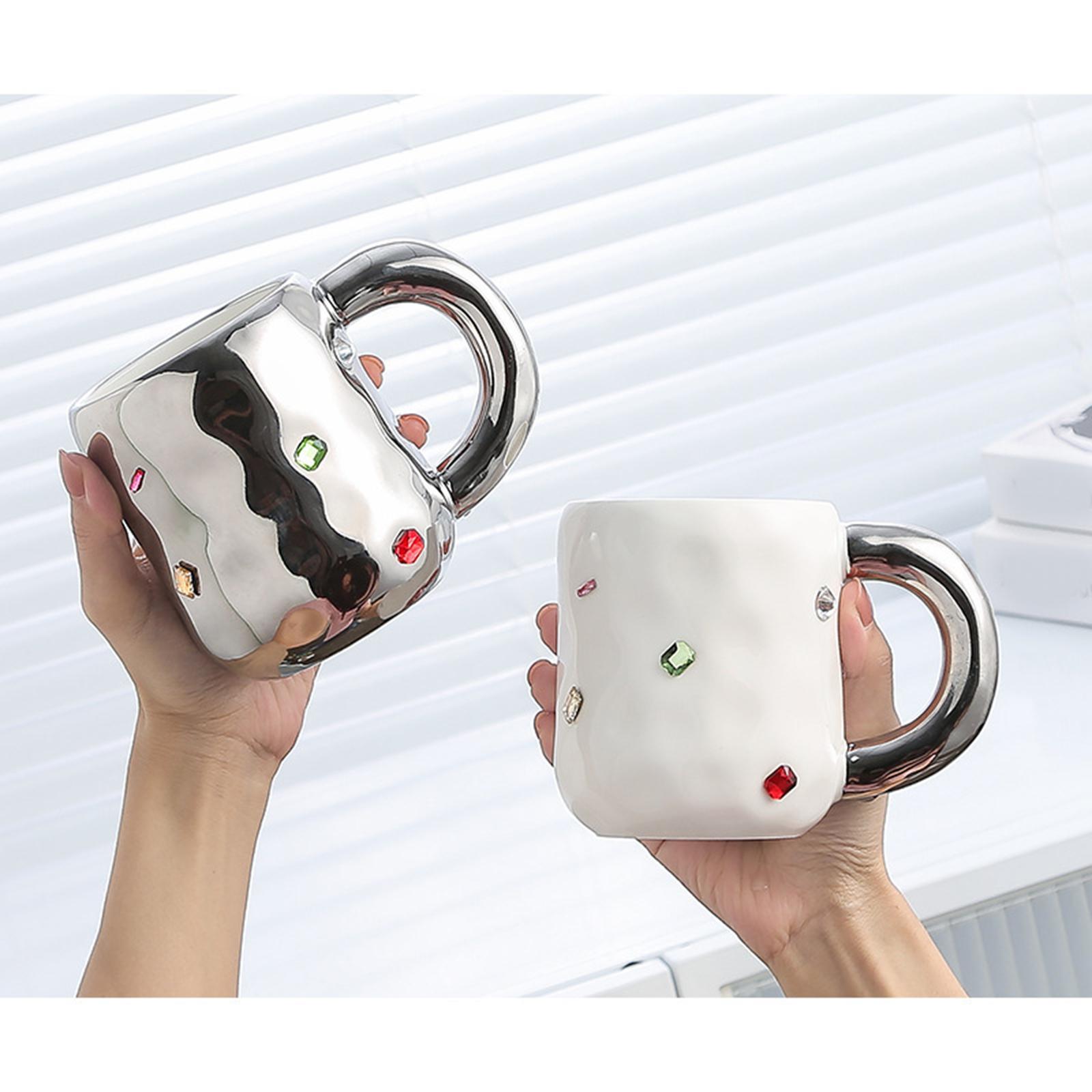 Ceramic Coffee Mug Milk Mug Cup Office Dorm Home Tea Cup Coffee Cup for Beverage Juice Breakfast Milk Valentines Day Birthday Gift