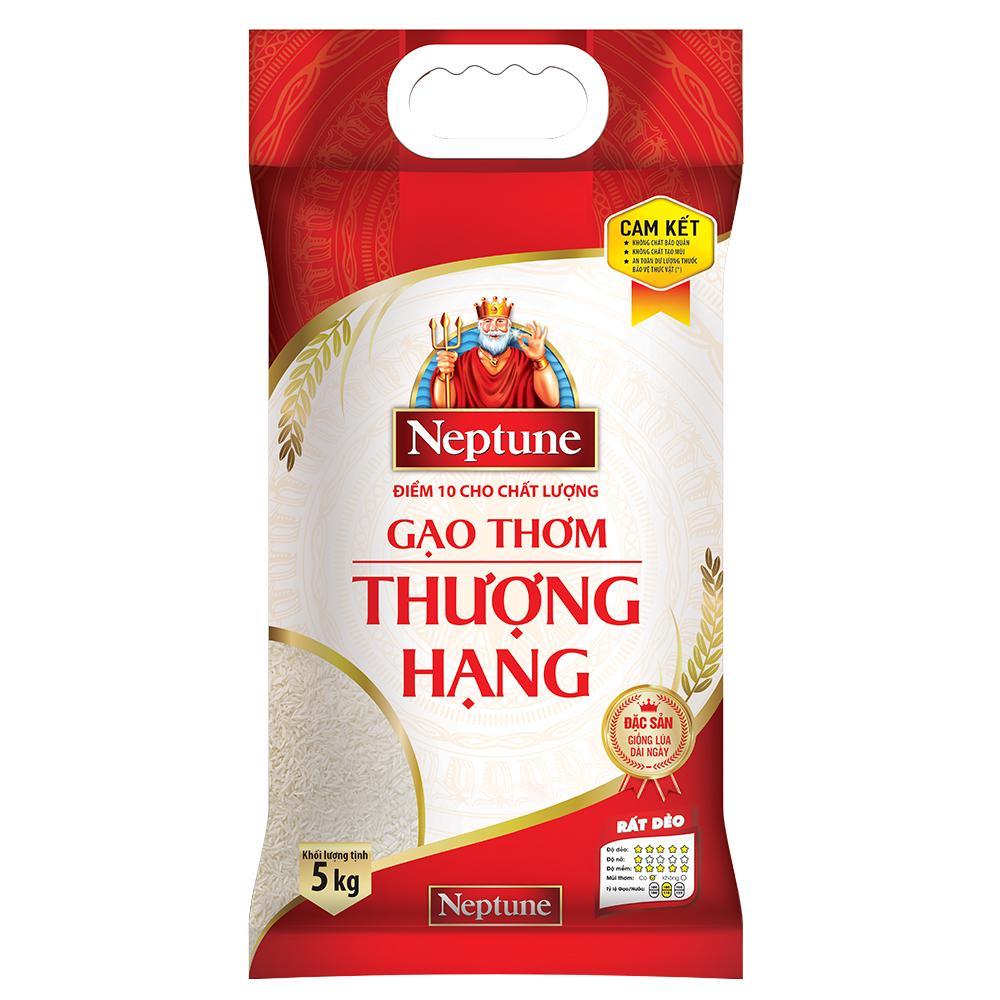 Gạo Neptune Thơm Thượng Hạng Túi 5kg