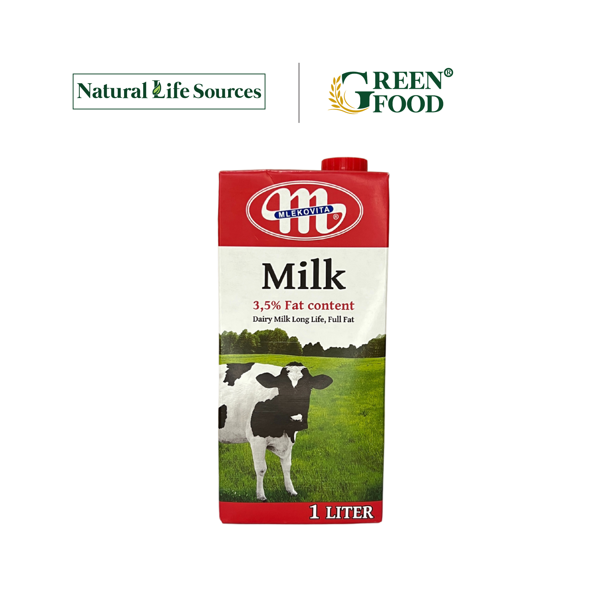 Thùng 12 Hộp Sữa Tươi Tiệt Trùng Nguyên Kem Không Đường Mlekovita - Độ béo 3.5% | Hộp 1L, nhập khẩu trực tiếp từ Ba Lan.
