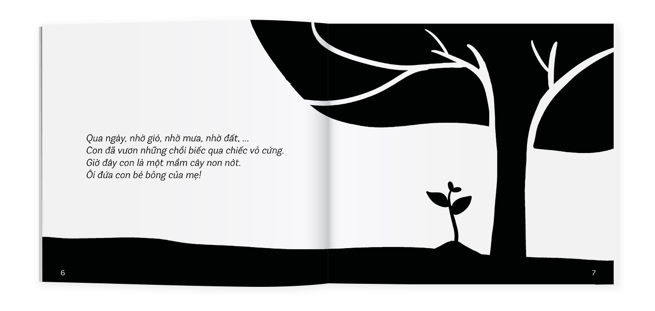 Sách Ehon Cảm Ơn Con - Hạt Mầm Của Mẹ