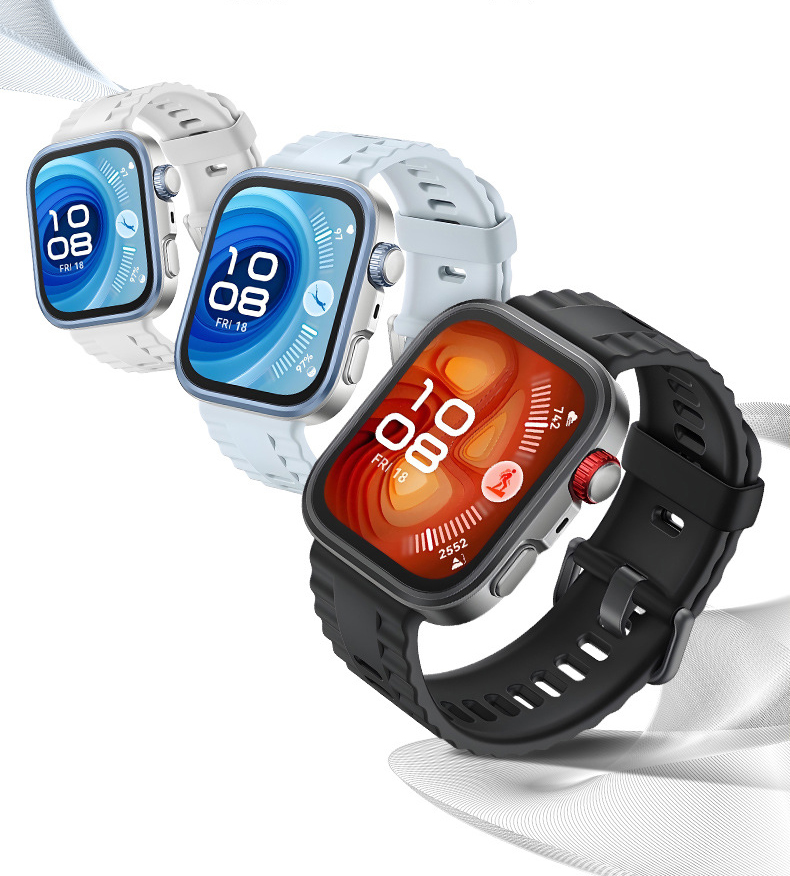Dây đeo Silicone Ocean cho Huawei Watch Fit 3 / Huawei Watch Fit 4 / Huawei Watch Fit 4 Pro - Hàng Chính Hãng