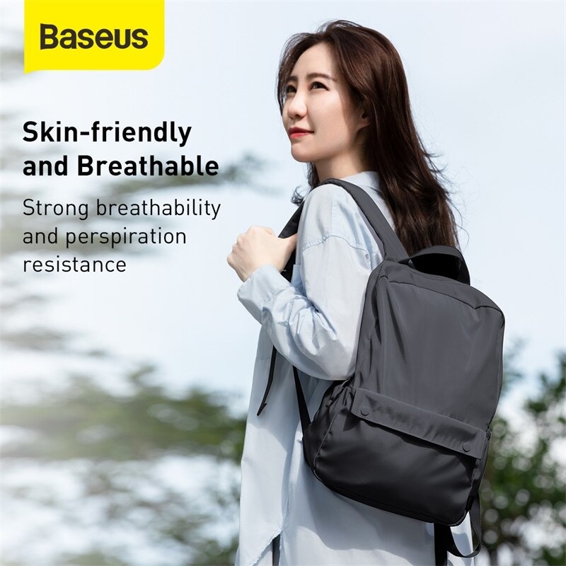 Ba lô vải dù chống thấm nước Baseus Basics Series 13&quot; / 16&quot; Computer Backpack dùng cho Tablet /Laptop/ Macbook