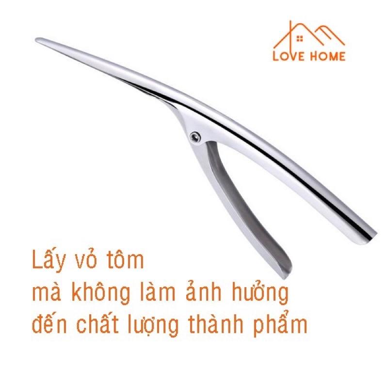 Dụng cụ lột vỏ tôm bằng thép không gỉ 304 cao cấp - Lấy vỏ tôm và một số loại hải sản