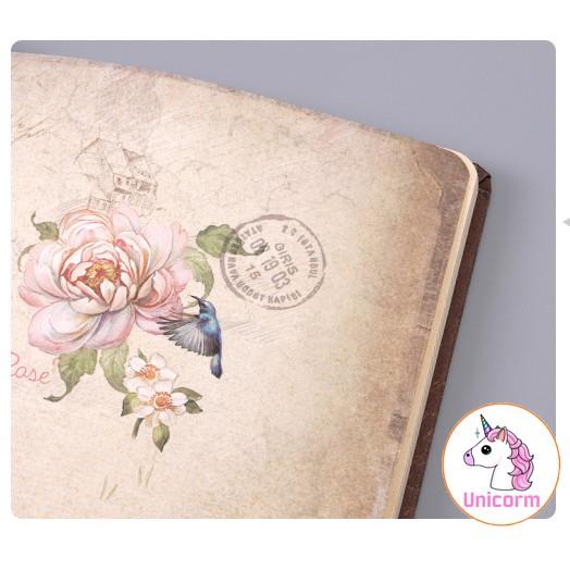 Sổ tay phong cách vintage missing you -