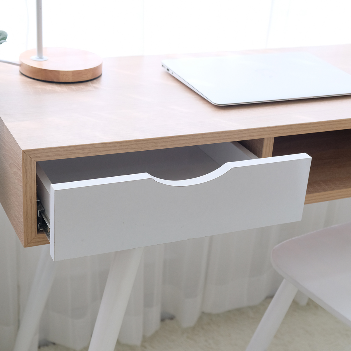 Bàn Làm Việc Gỗ Phổi Kệ Sách BEYOURs - A Pin Table Bàn Học Sinh Đa Năng - Nội Thất Phòng Làm Việc - Phòng Khách