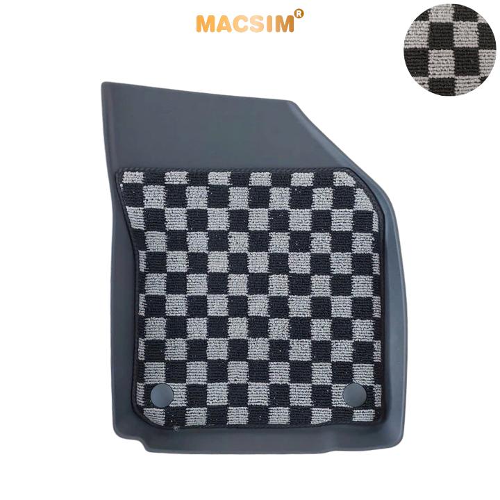 Thảm Lót Sàn 2 Lớp TPE Macsim Suzuki XL7 Chuẩn Form, Bền, Không Mùi ( dệt thô caro 2 lớp sd3 ct)