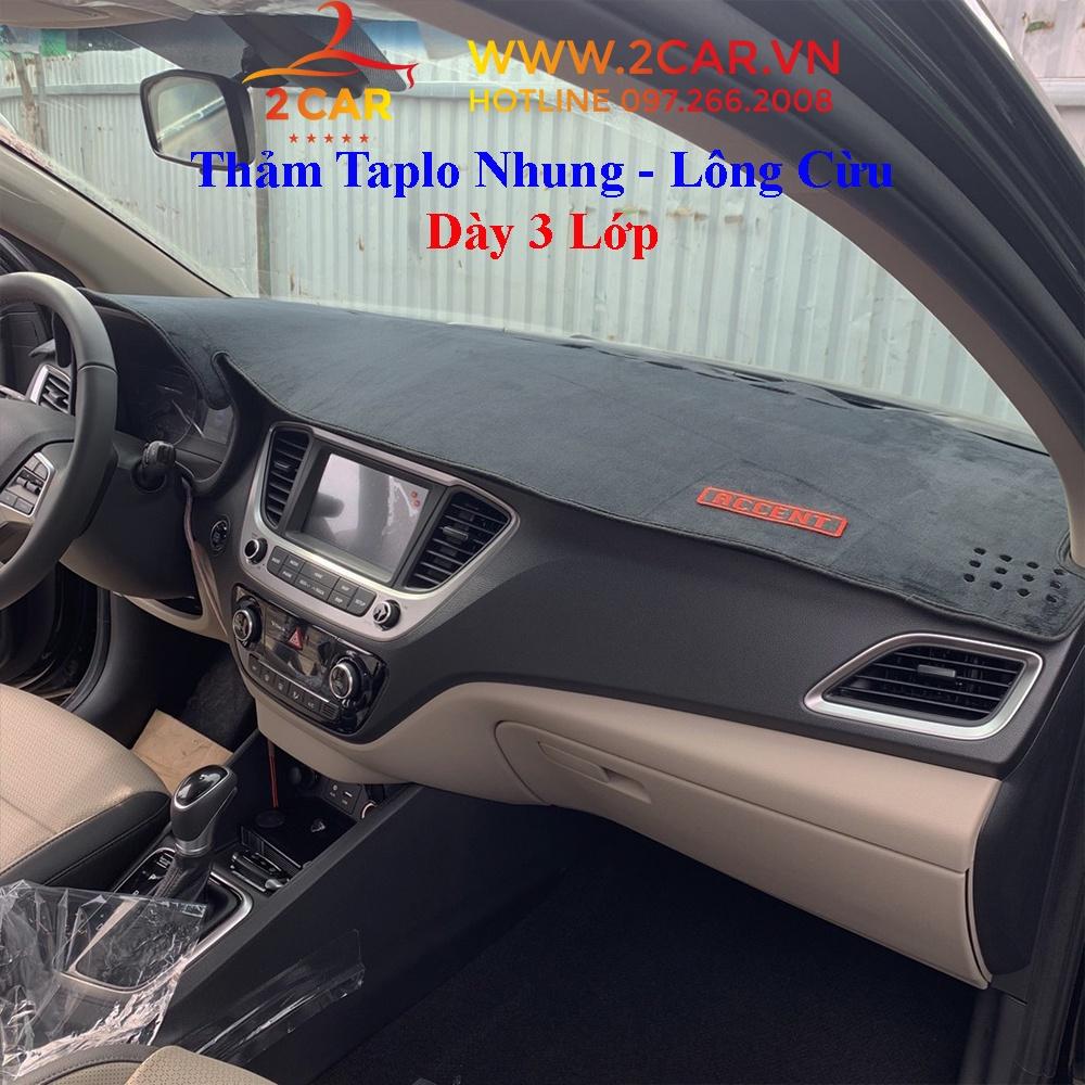 Thảm taplo nhung xe Vinfast Lux A 2019-2023, chống nóng tốt, chống trơn trượt, vừa khít theo xe